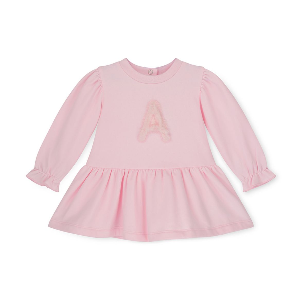 Picture of Little A Dream Pale Pink Fur Initial Dress
