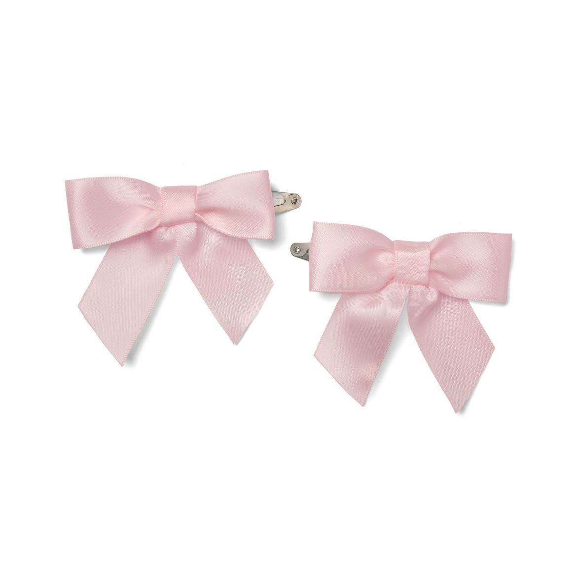 Picture of Little A Denver Pale Pink Satin Bow Hairclip