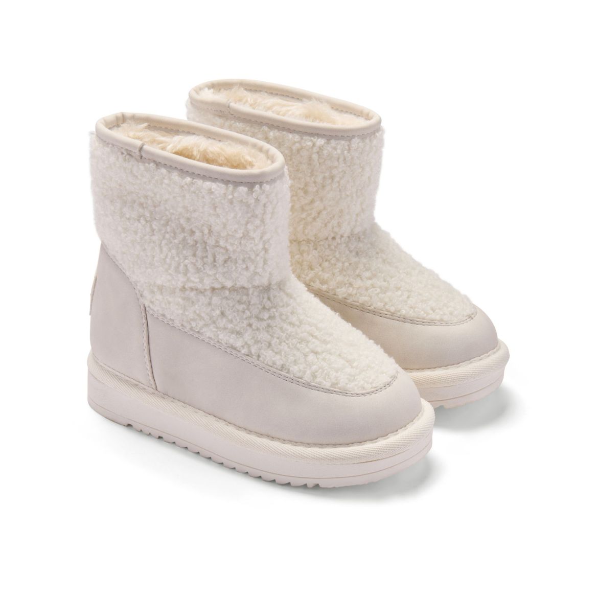 Picture of Little A Teddie White Boucle Boot