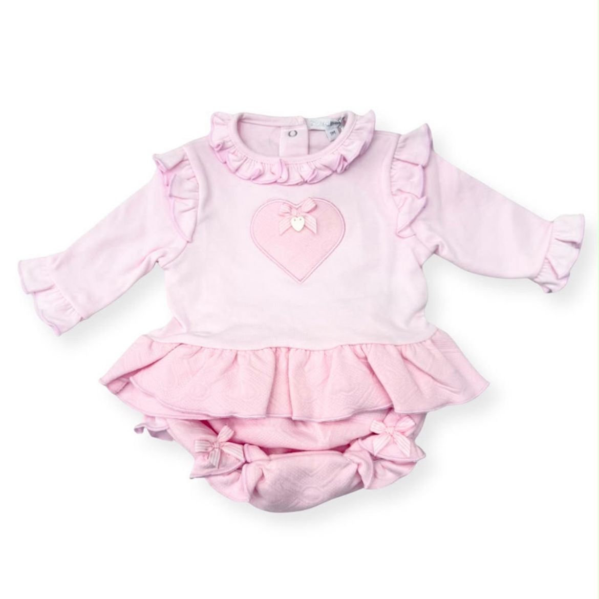 Picture of Blues Baby Girls Pink Velour Jam Pants Set