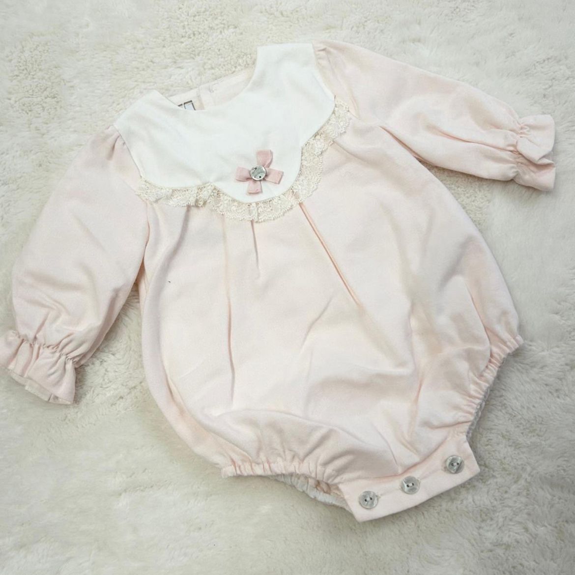 Picture of Paz Rodriguez Girls Pink Romper