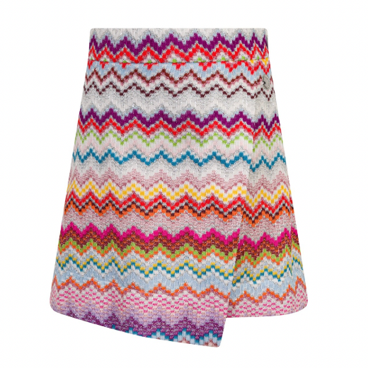 Picture of MIssoni Girls Grey/Multicolour Jumper & Skort Set