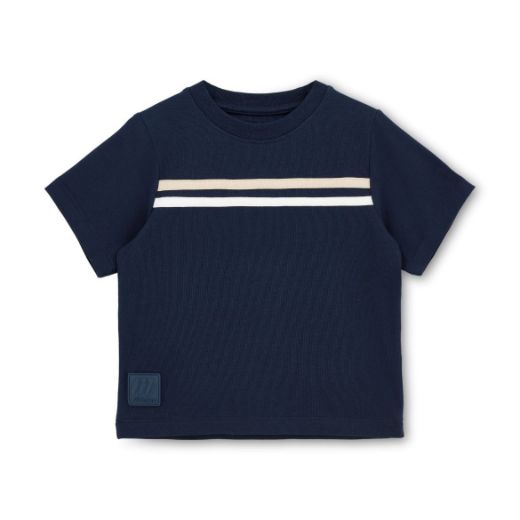 Picture of Mitch & Son Santino Navy Zipper Hoodie Tracksuit & T-shirt Set