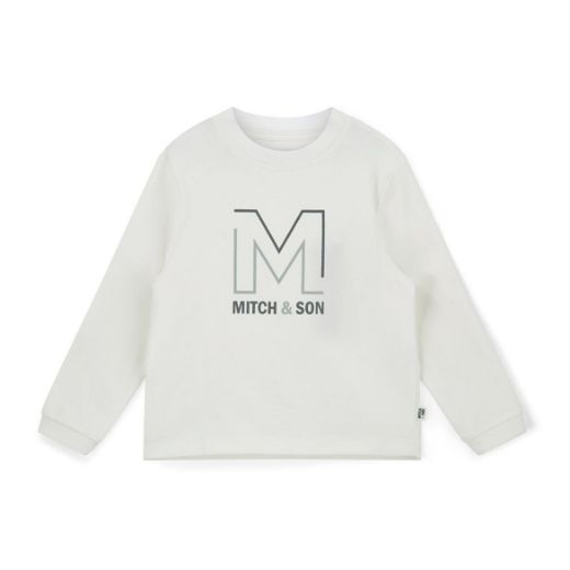 Picture of Mitch & Son Tatum/Timothy Grey Colour Block Zipper Tracksuit & T-shirt Set