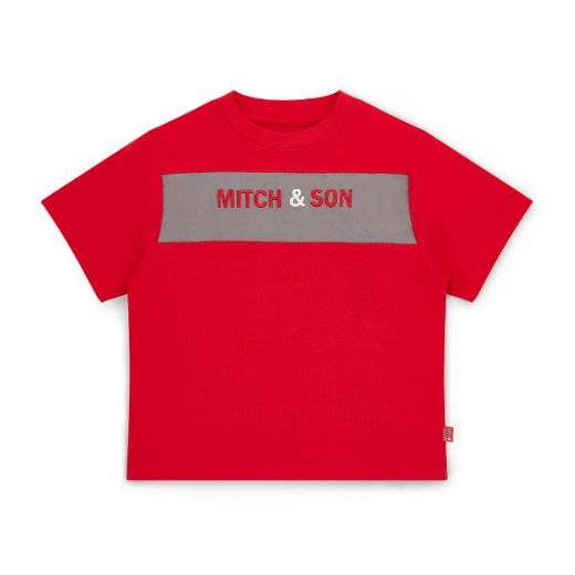 Picture of Mitch & Son Tucker Grey Marl Zipper Tracksuit & T-shirt Set
