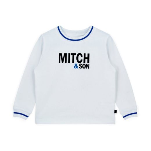 Picture of Mitch & Son Wake/Wilder Royal Blue Contrast Panel Zipper Tracksuit & T-shirt Set
