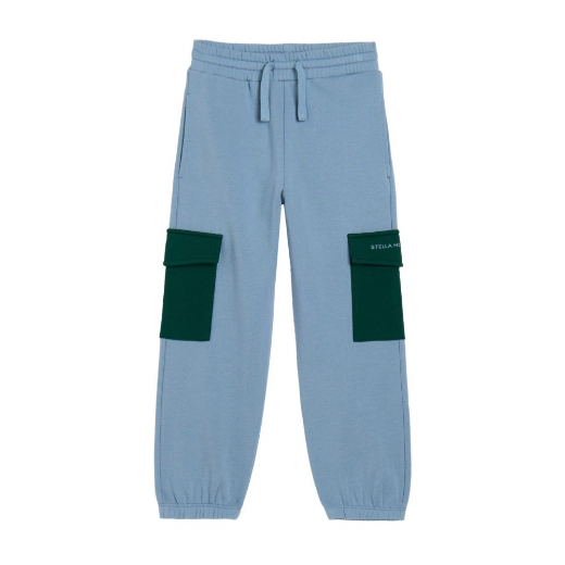 Picture of Stella Mc Cartney Boys Blue 2 Piece Jogger Set
