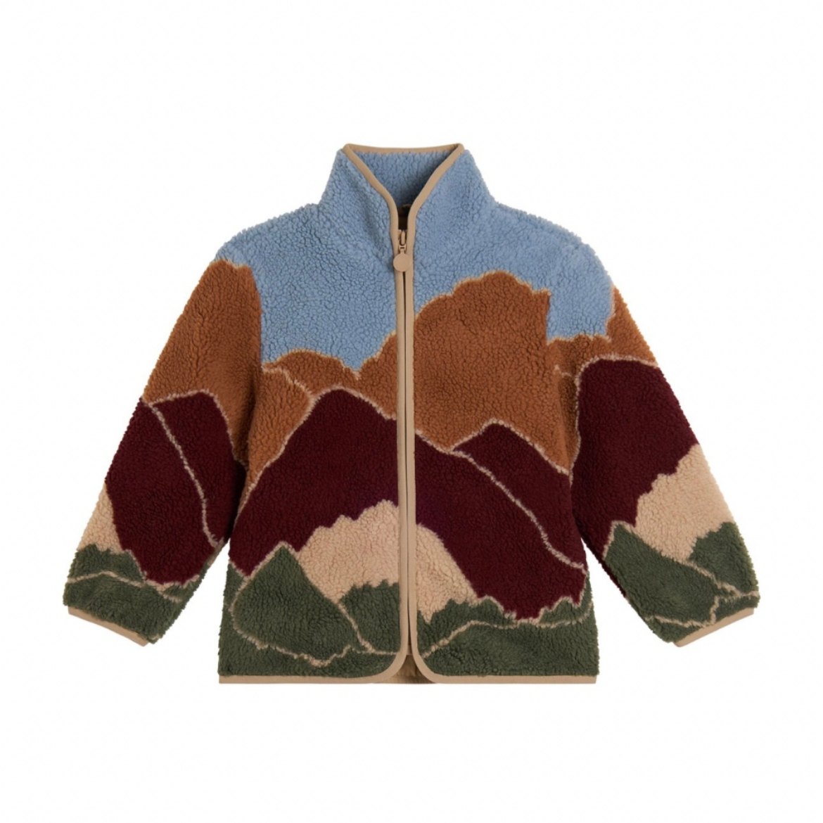 Picture of Stella Mc Cartney Boys Multicolour Mountain Theme Fleece