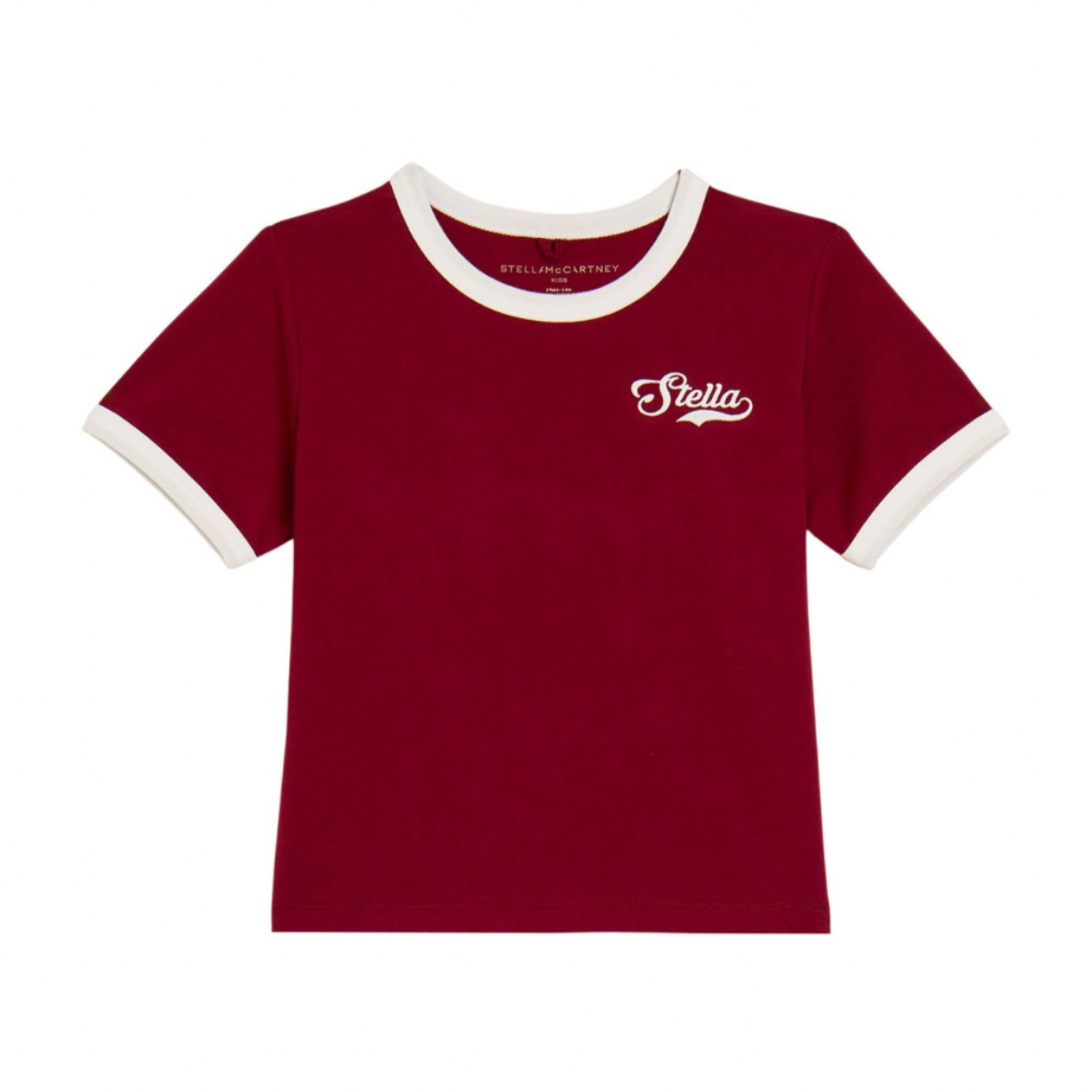 Picture of Stella Mc Cartney Girls Burgundy T-shirt