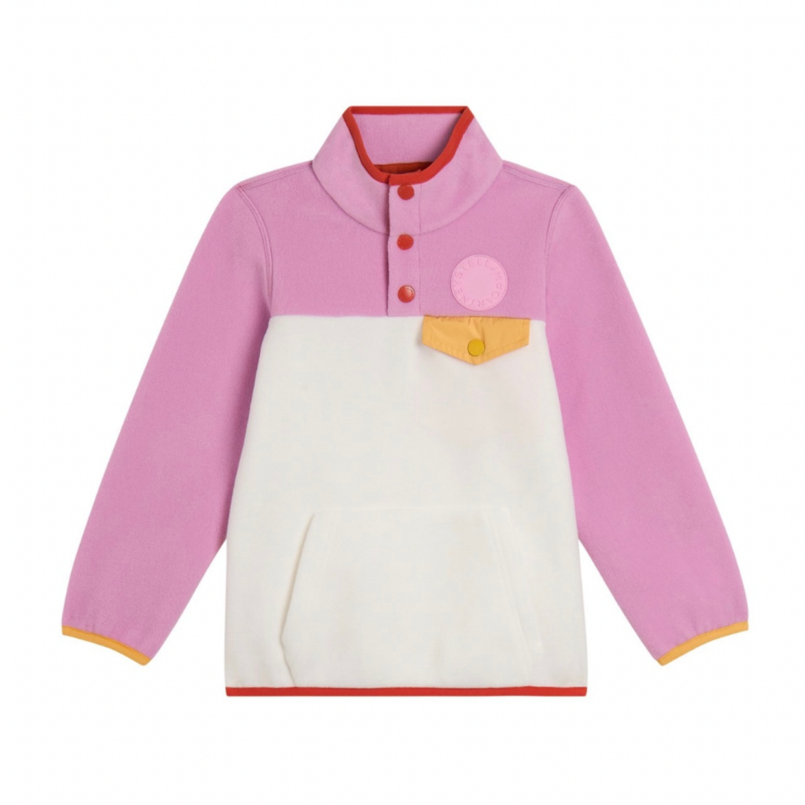 Picture of Stella Mc Cartney Girls Pink/Ivory Fleece