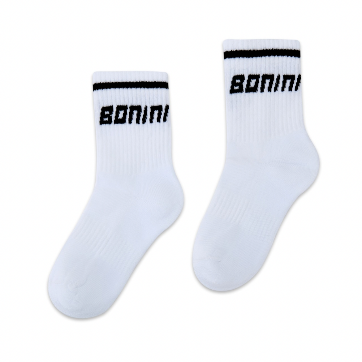 Picture of Bonini Revive White/Black Sports Sock