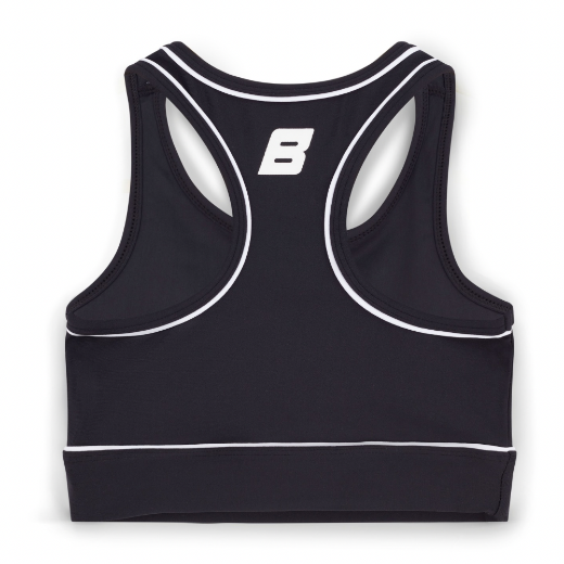 Picture of Bonini Revive Black Piping Sport Crop Top