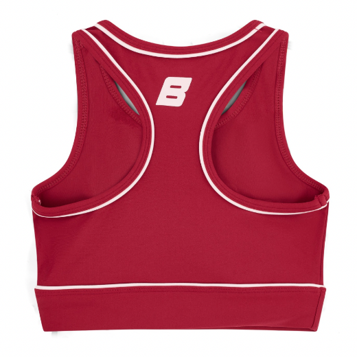 Picture of Bonini Revive Burgundy Piping Sport Crop Top