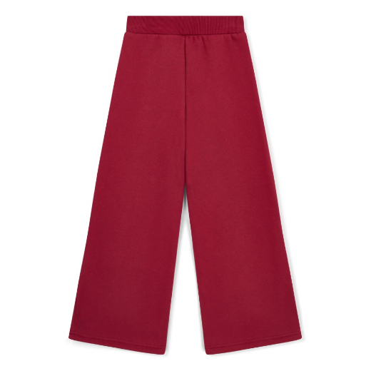 Picture of Bonini Revive Burgundy Piping Wide Leg Joggers