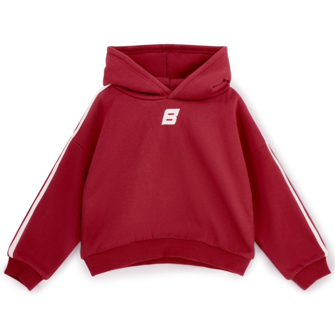 Picture of Bonini Revive Burgundy Logo Piping Hoody