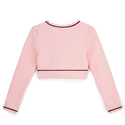 Picture of Bonini Revive Light Pink Piping Long Sleeve Sport Top