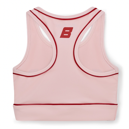 Picture of Bonini Revive Light Pink Piping Sport Crop Top