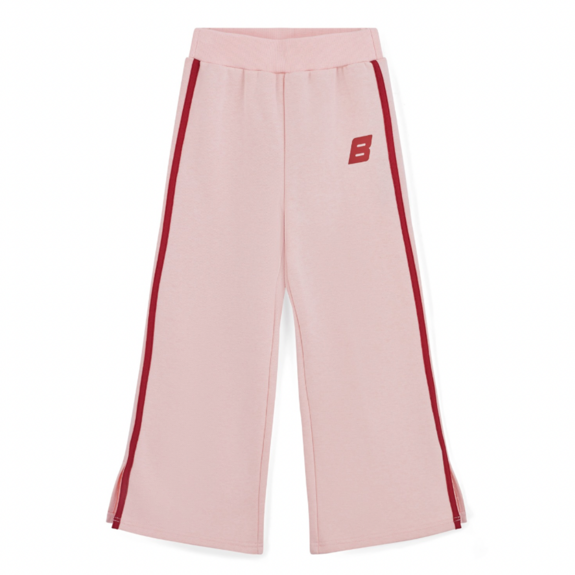 Picture of Bonini Revive Light Pink Piping Wide Leg Joggers
