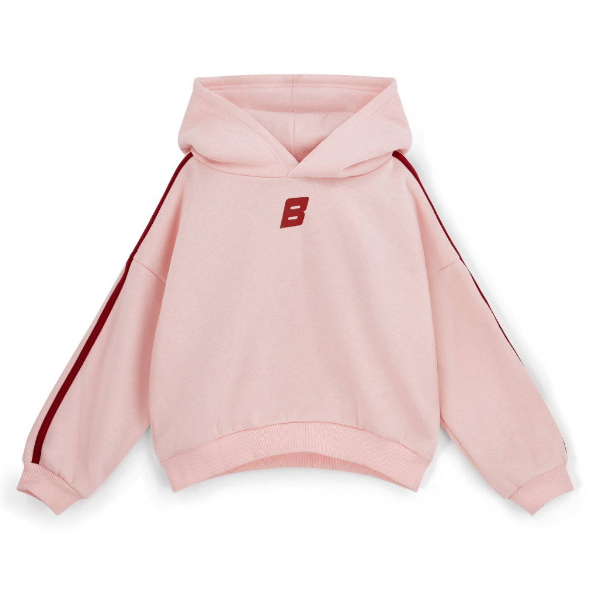 Picture of Bonini Revive Light Pink Logo Piping Hoody