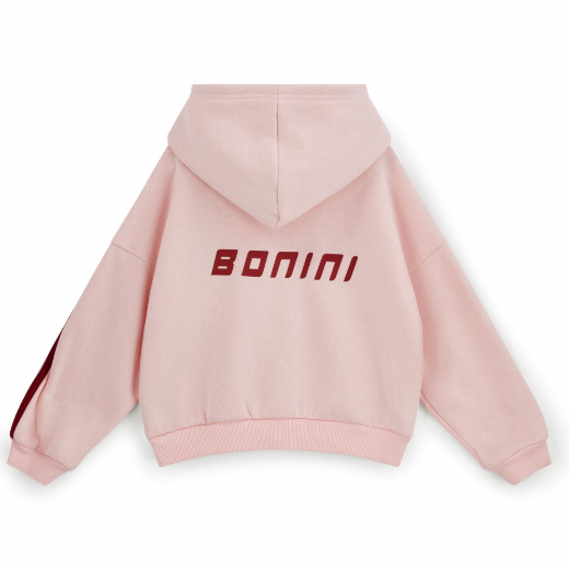 Picture of Bonini Revive Light Pink Logo Piping Hoody