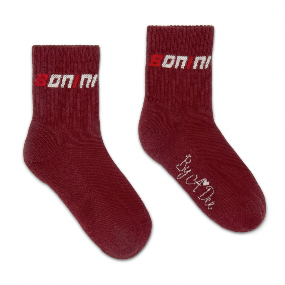 Picture of Bonini Twirl Burgundy Sport Sock