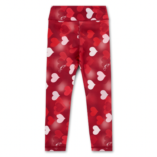 Picture of Bonini Sprint Burgundy Printed Leggings