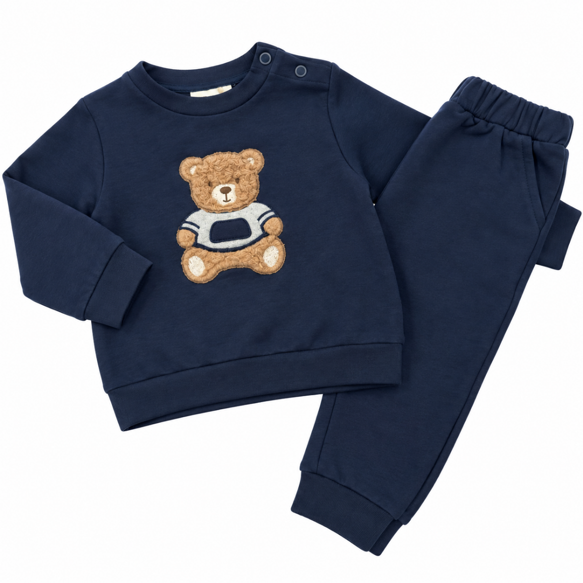 Picture of Patachou Boys Navy Teddy Jogger