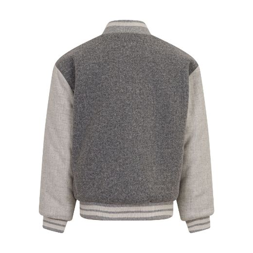 Picture of Eleventy Boys Grey Bomber Jacket