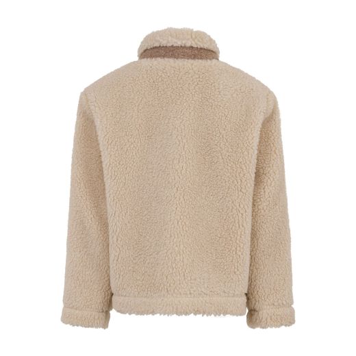 Picture of Eleventy Boys Beige Fleece Jacket