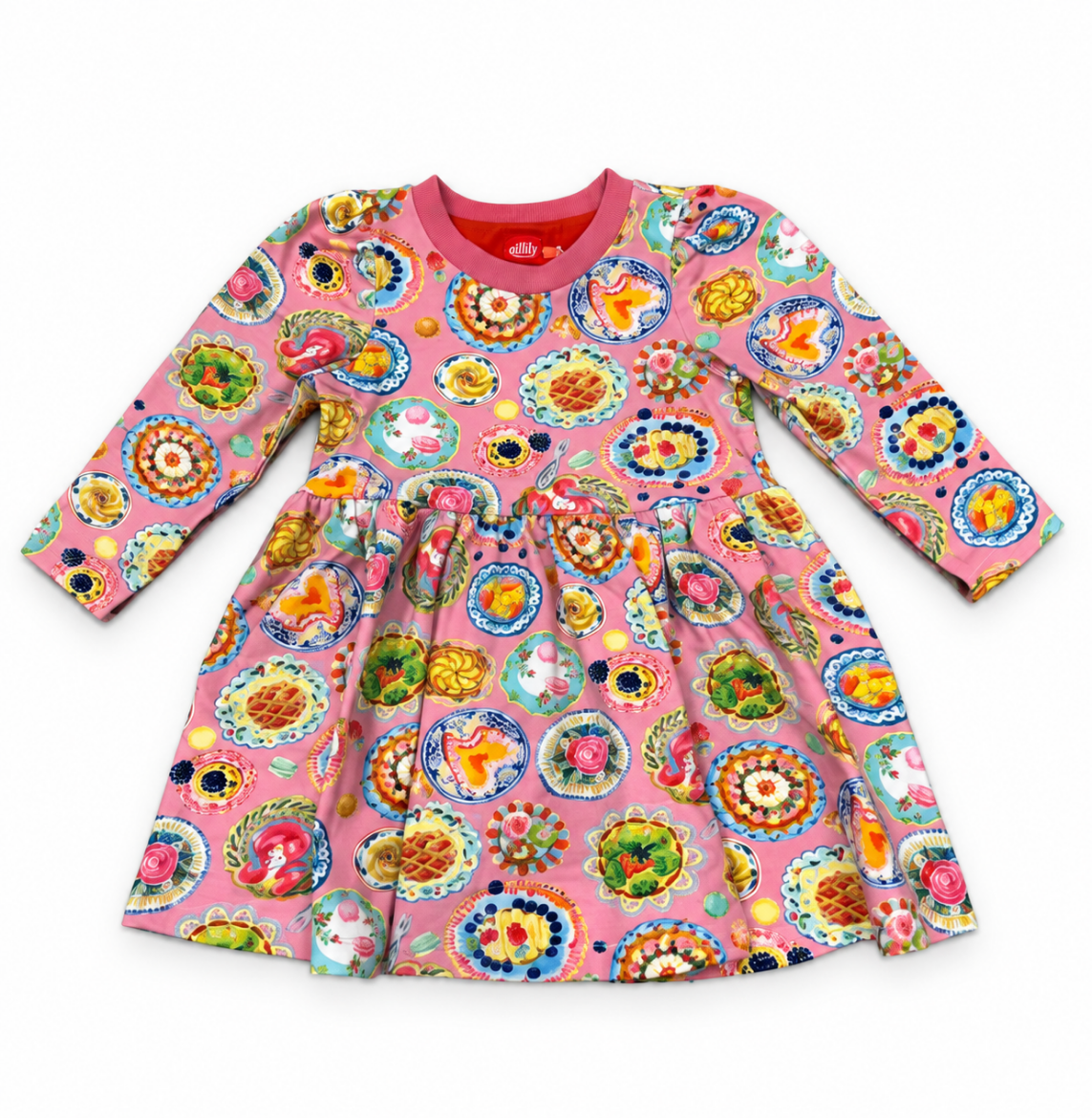 Picture of Oilily Drum Cake Printed Dress