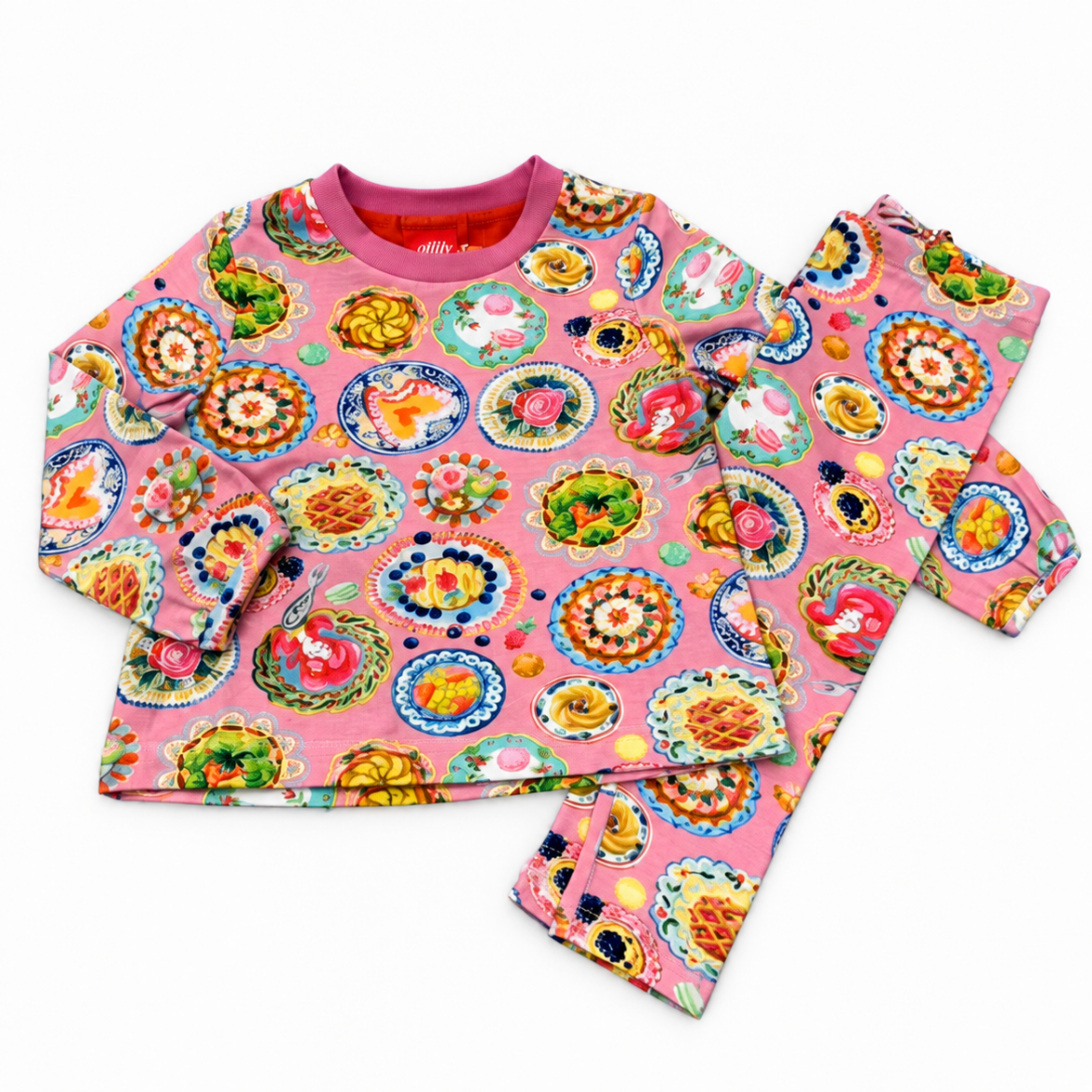 Picture of Oilily Tempo Cake Print Top & Peppy Legging Set