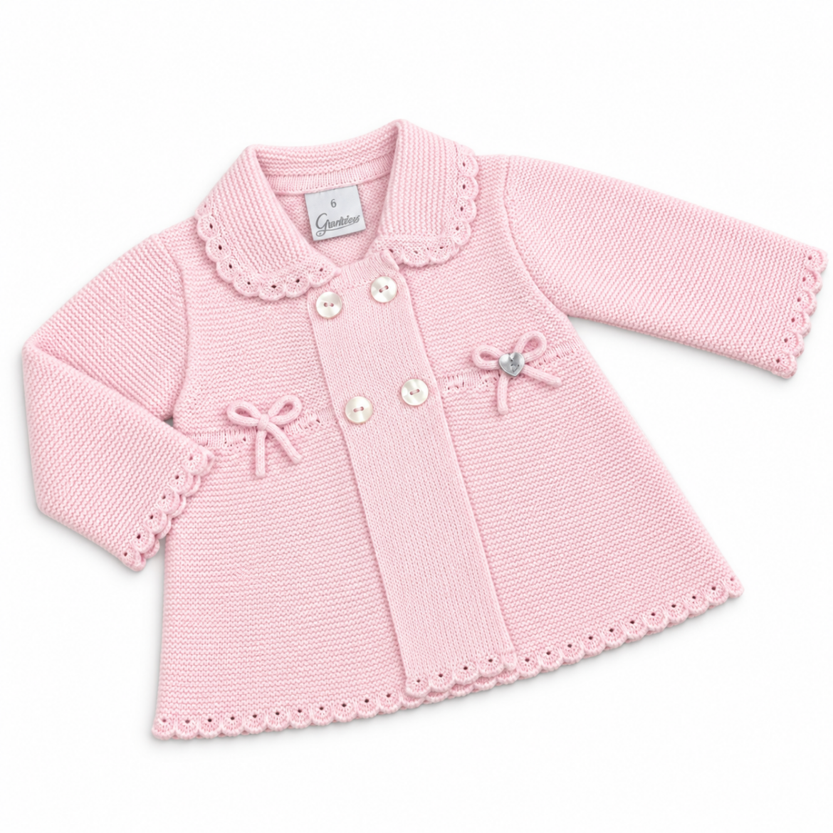 Picture of Granlei Girls Pink Knitted Cardigan