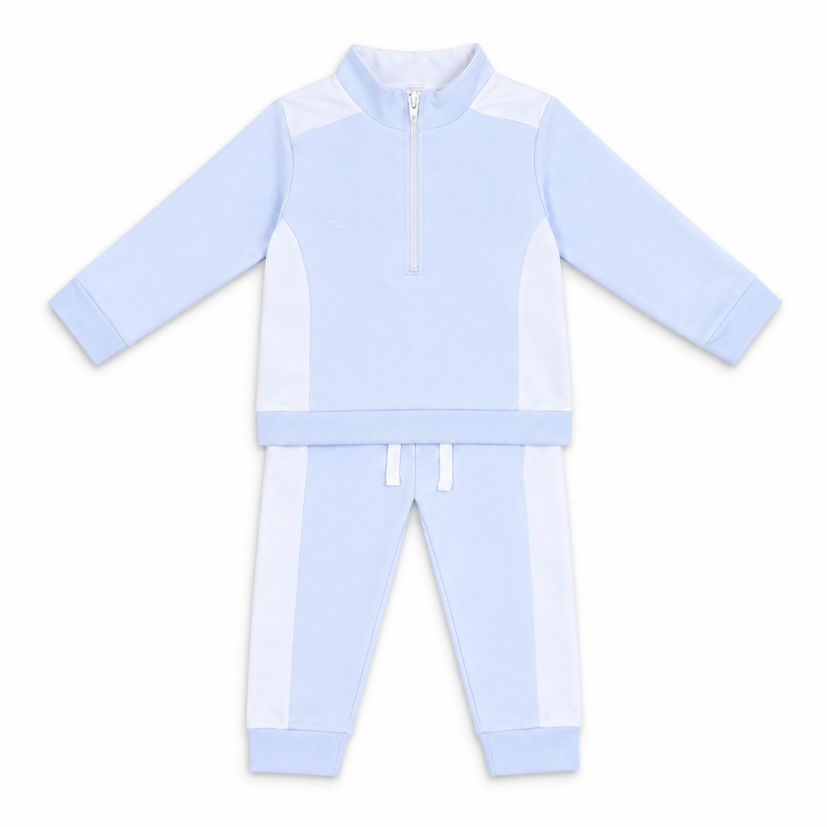 Picture of Deolinda Boys Blue 1/2 Zip Tracksuit