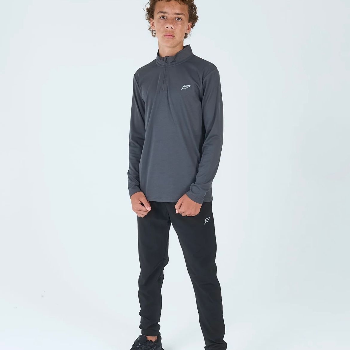 Picture of Frequency Grey 1/4 Zip Set