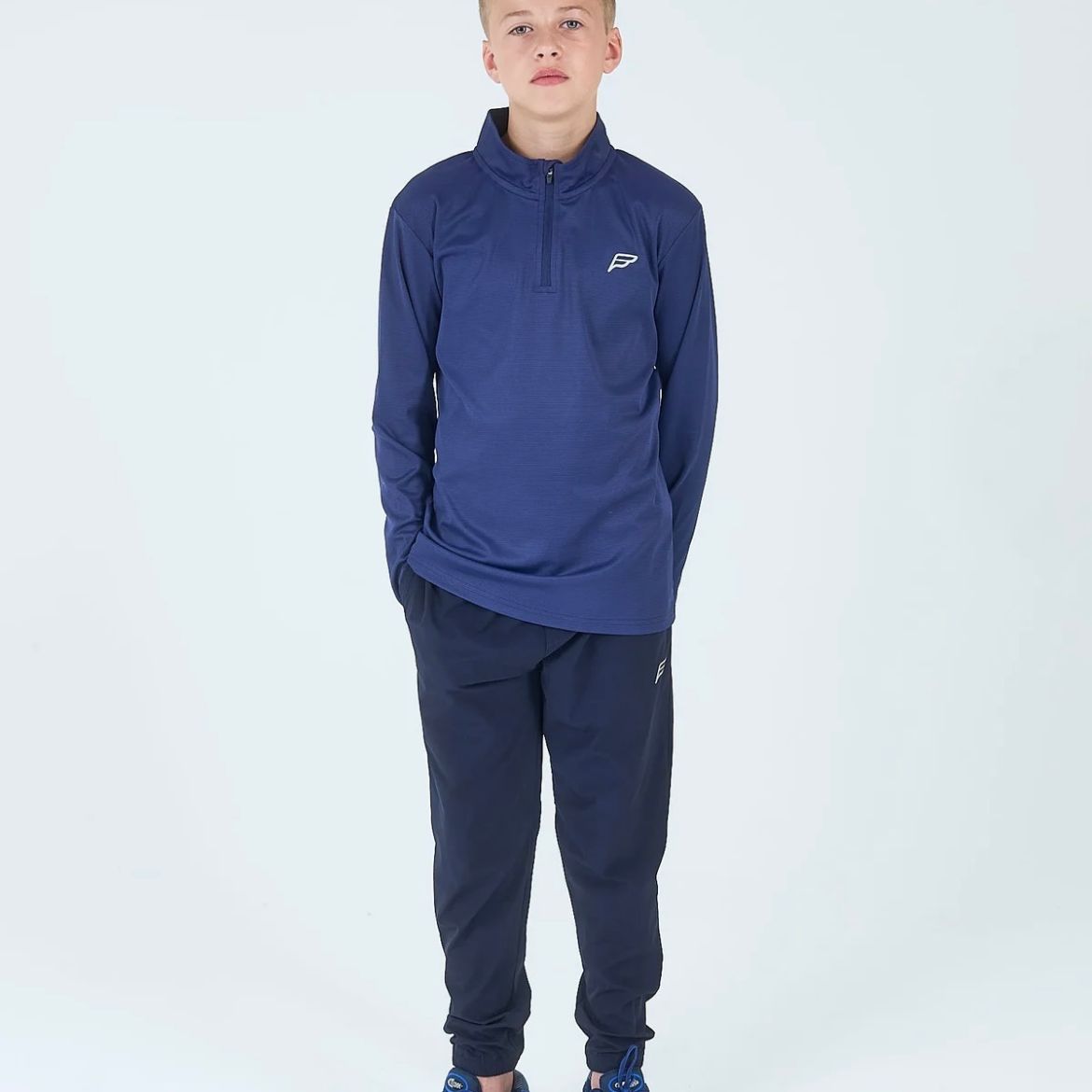 Picture of Frequency Navy 1/4 Zip Set