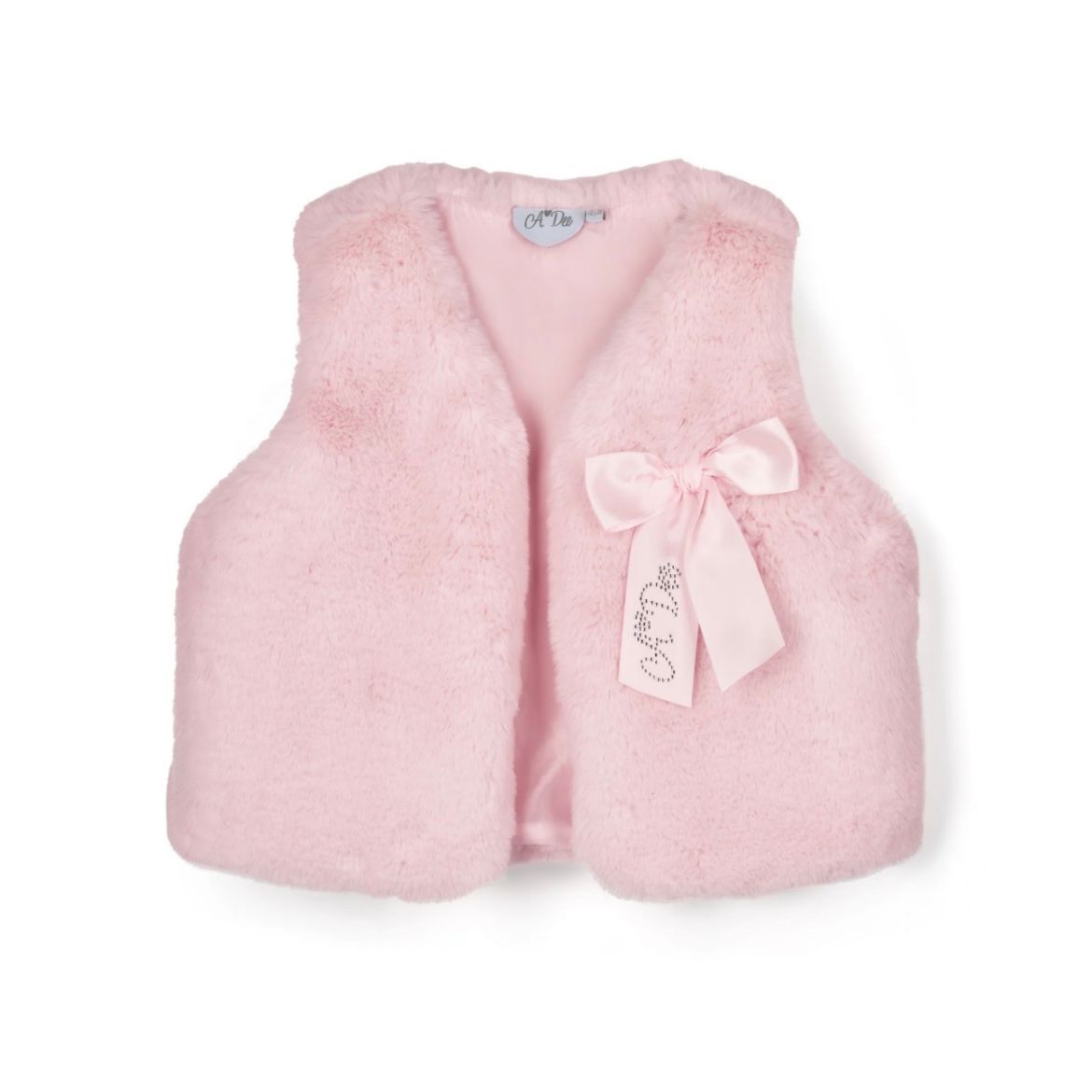 Picture of A Dee Anna Pale Pink Fur Gilet