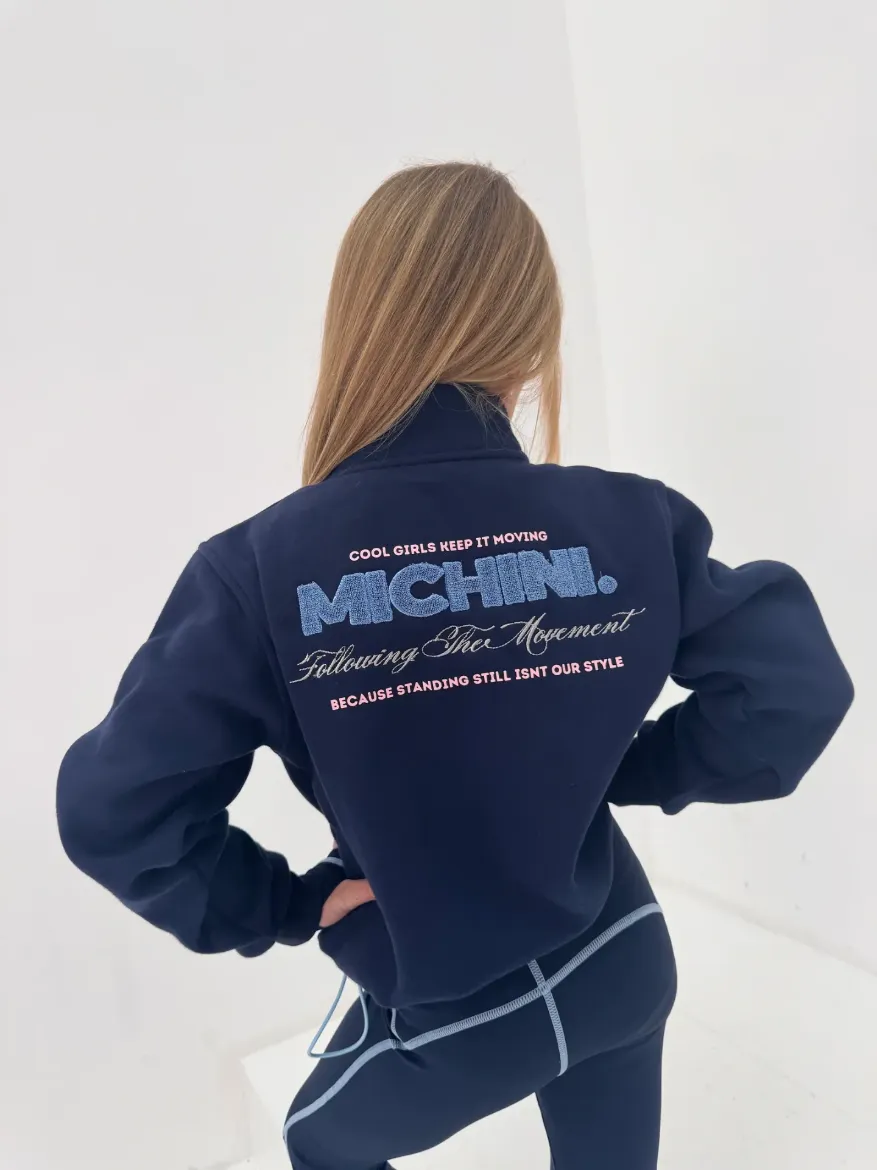 Picture of Michini Movement Frosted Navy Sweatshirt
