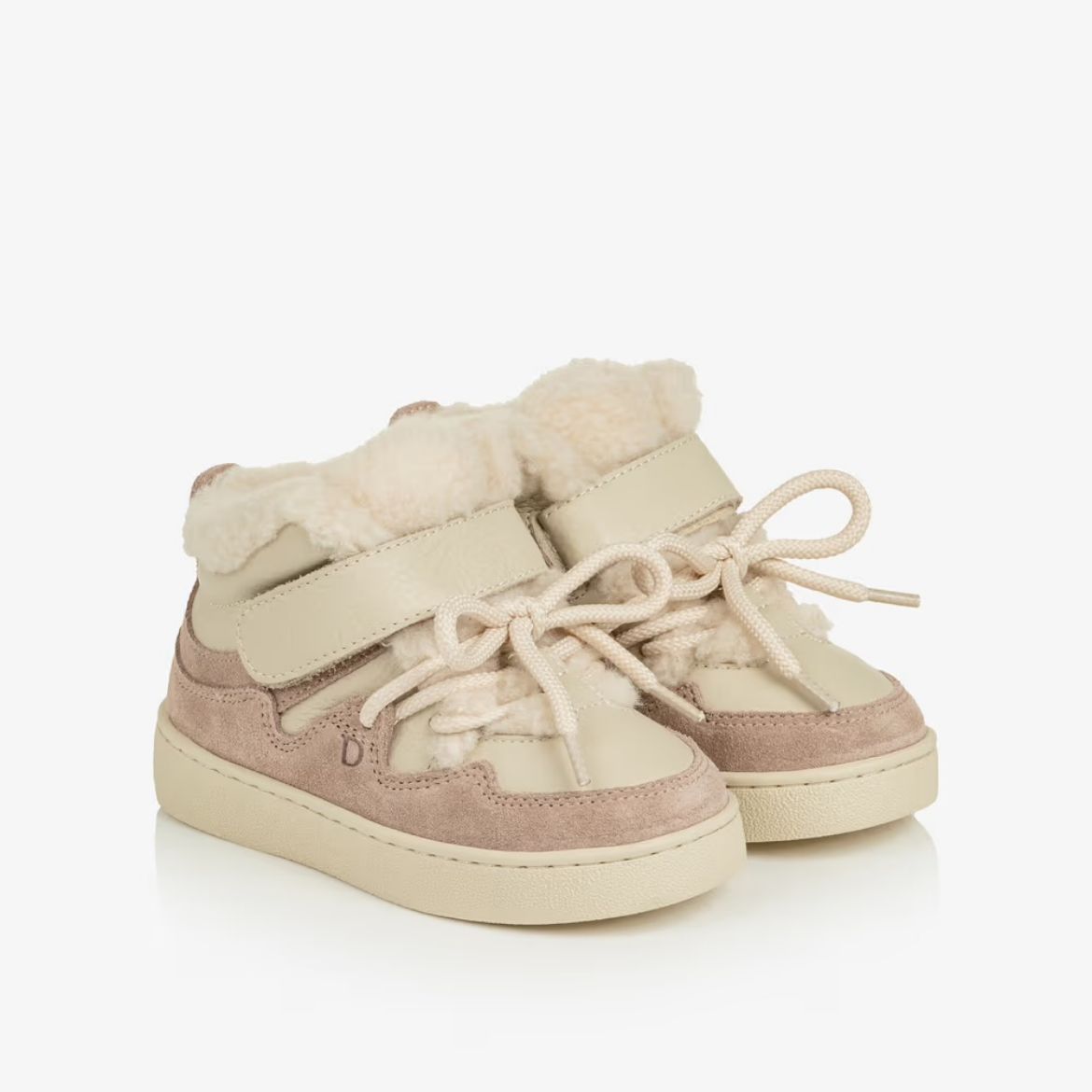 Picture of Donsje Boys Brown Two Tone Trainers