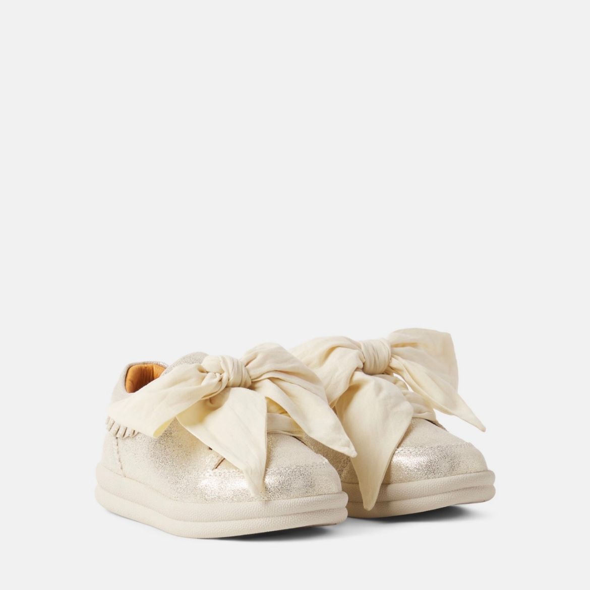 Picture of Donsje Girls Gold Trainers