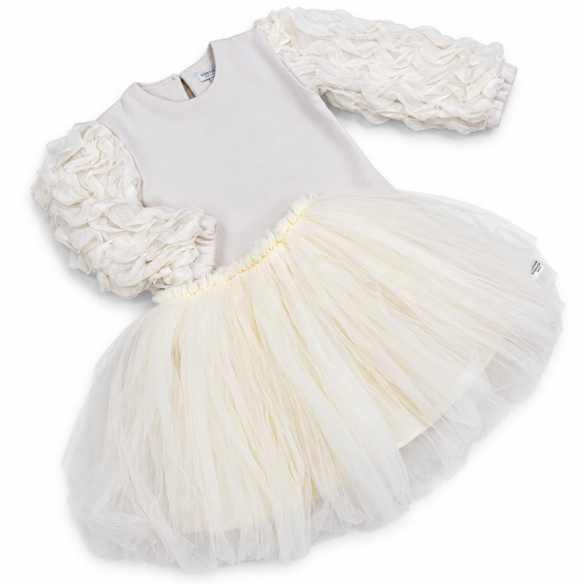 Picture of Donsje Girls Cream Tulle Skirt Set