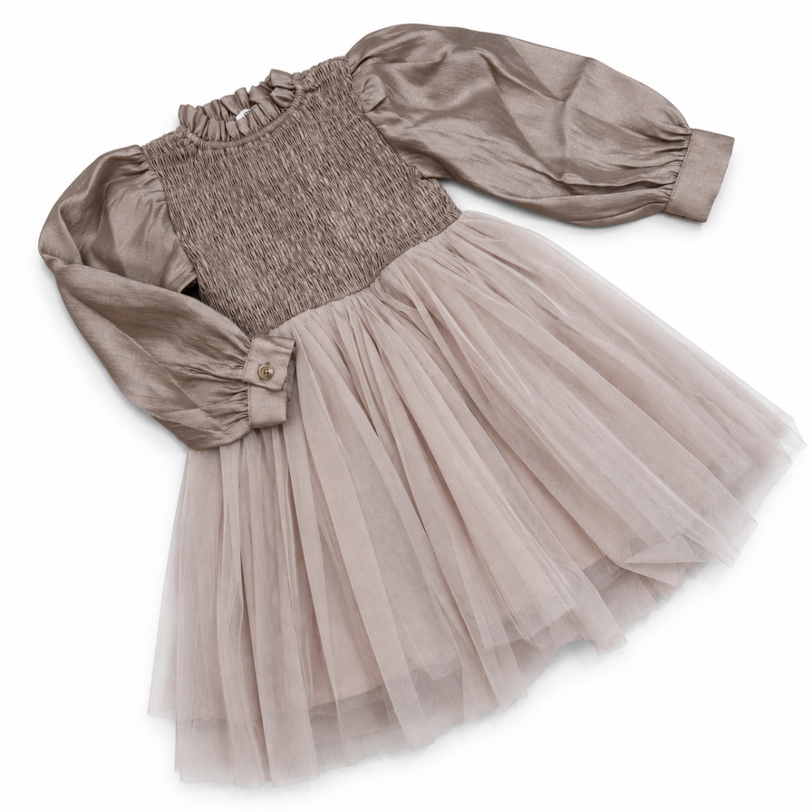 Picture of Donsje Girls Brown Dress