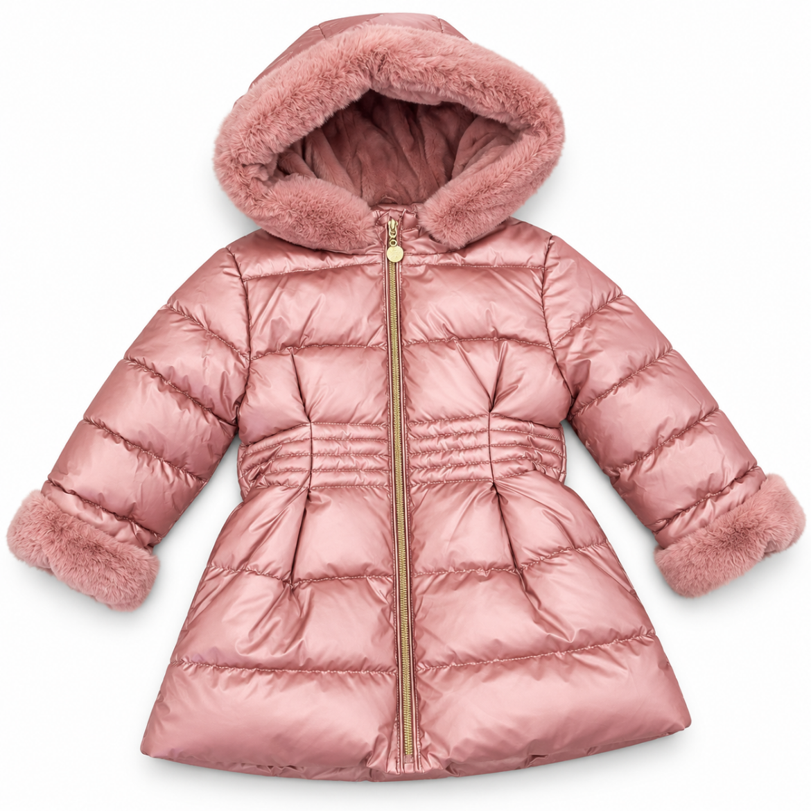 Picture of Mayoral Girls Pink Padded Coat