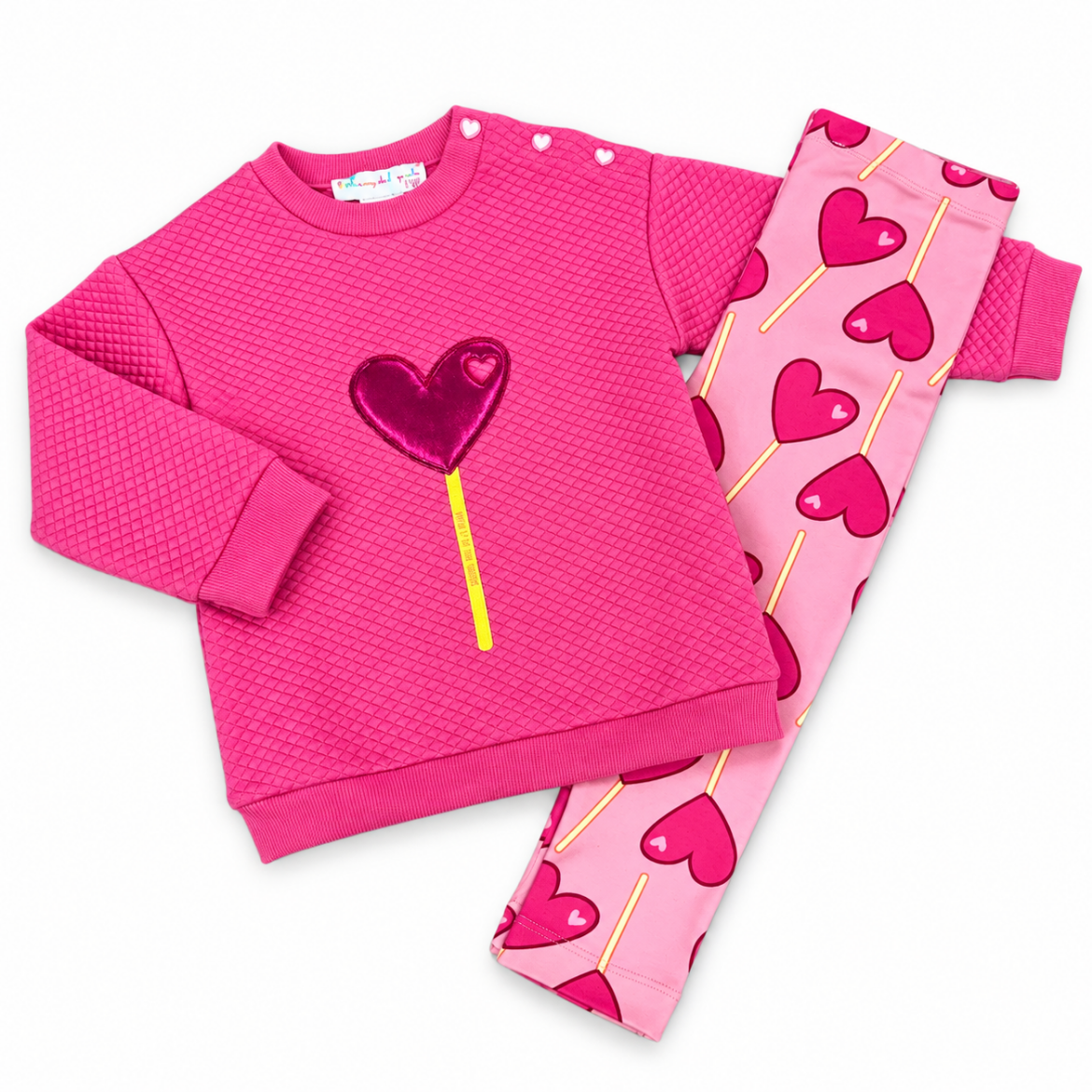Picture of Agatha Girls Lollipop Leggings & Sweatshirt Set