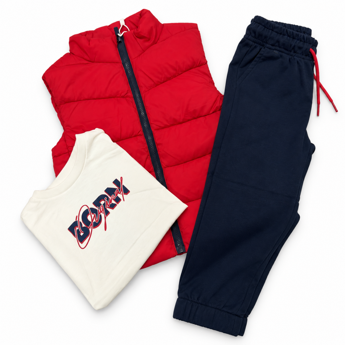 Picture of Mayoral Boys 3 Piece Red Gilet Set