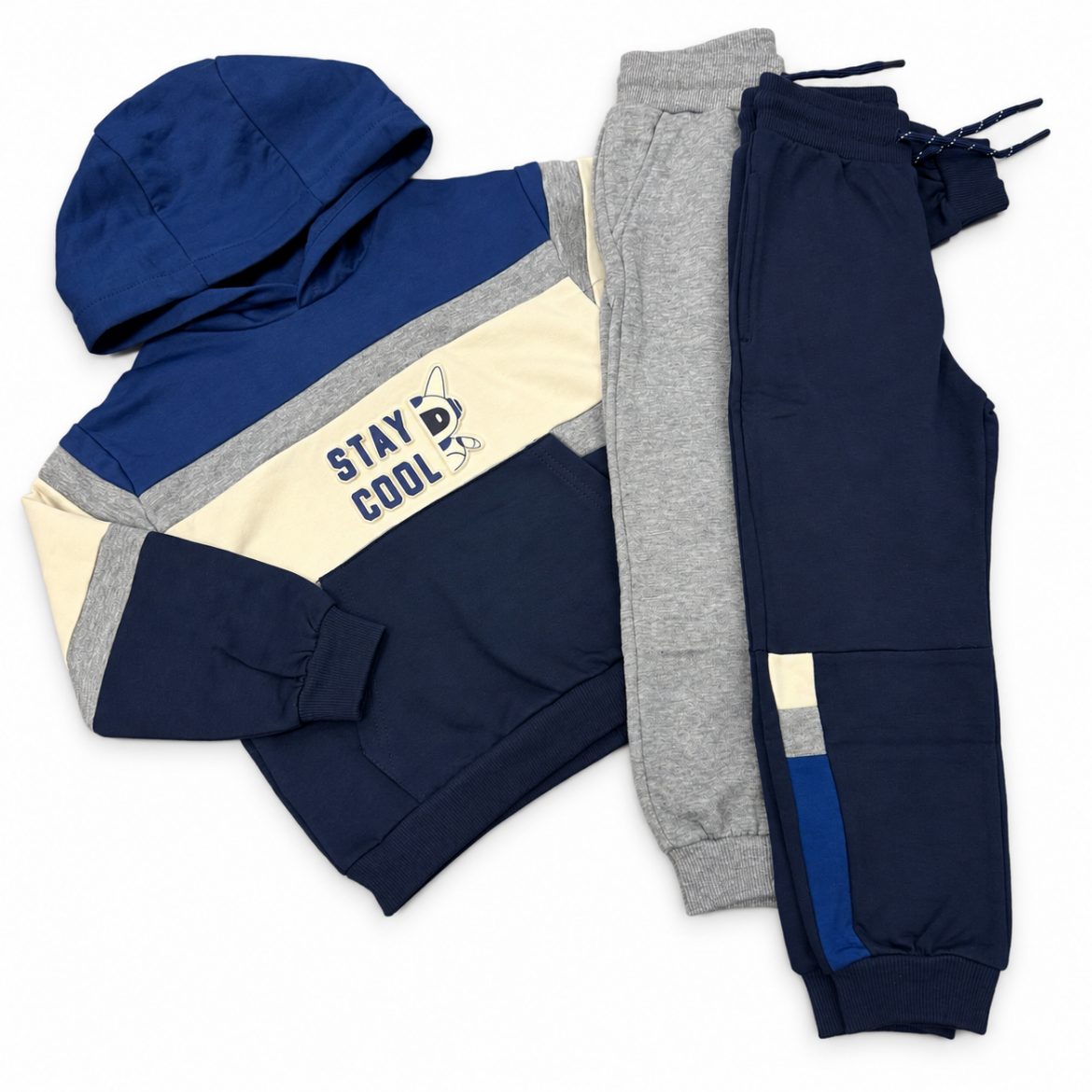 Picture of Mayoral Boys Blue Hooded Tracksuit