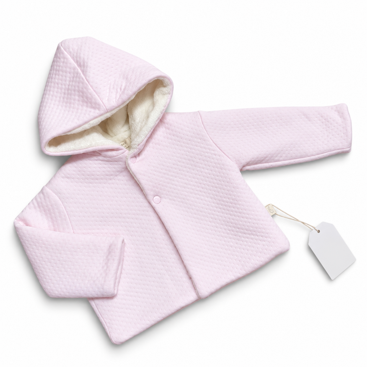 Picture of Baby Gi Pink Jacquard Coat