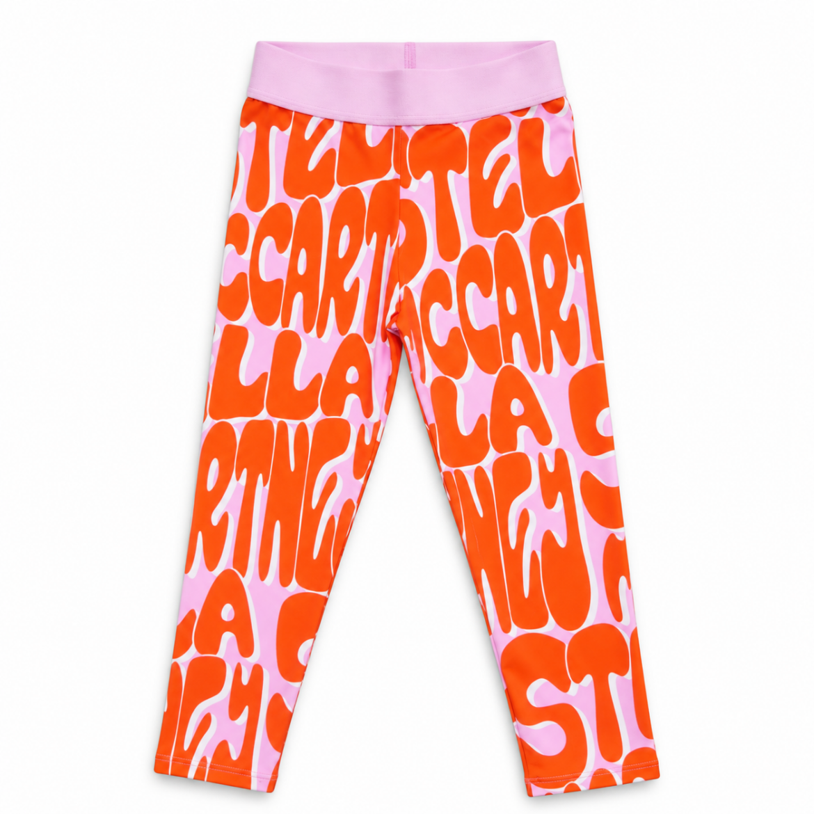 Picture of Stella Mc Cartney Girls Red Print Leggings
