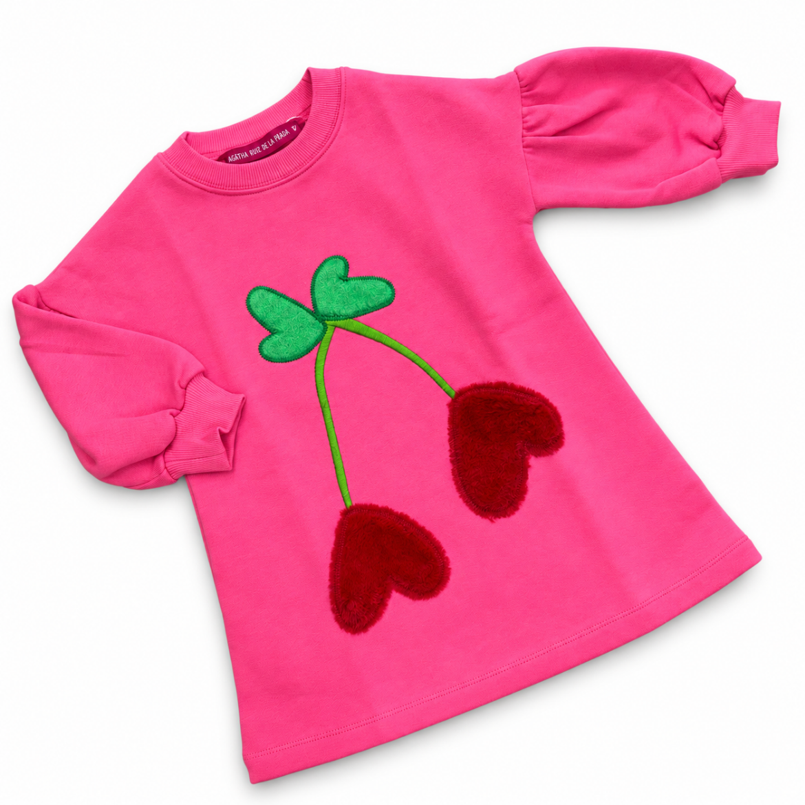 Picture of Agatha Pink Heart Cherry Dress